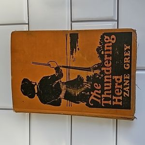 1925 First Edition Book, The Thundering Herd by Zane Grey